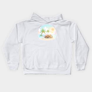 holiday in island Kids Hoodie